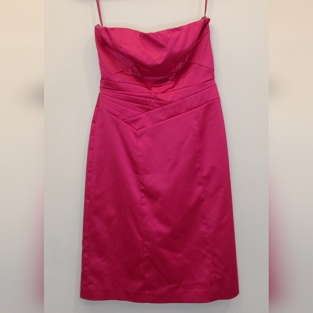 The Limited fuchsia strapless dress size 4
